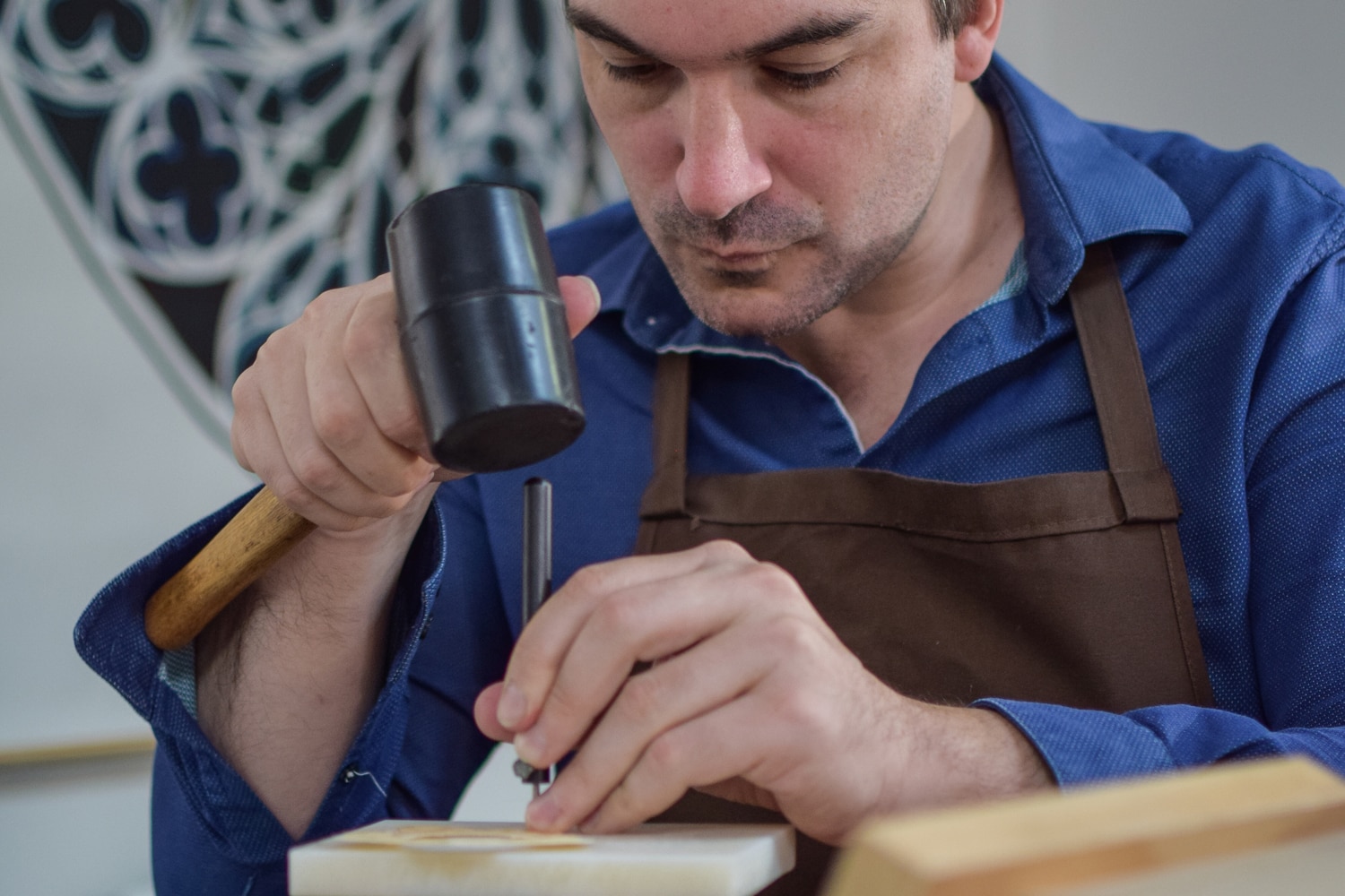 Reviving the art of parchment carving