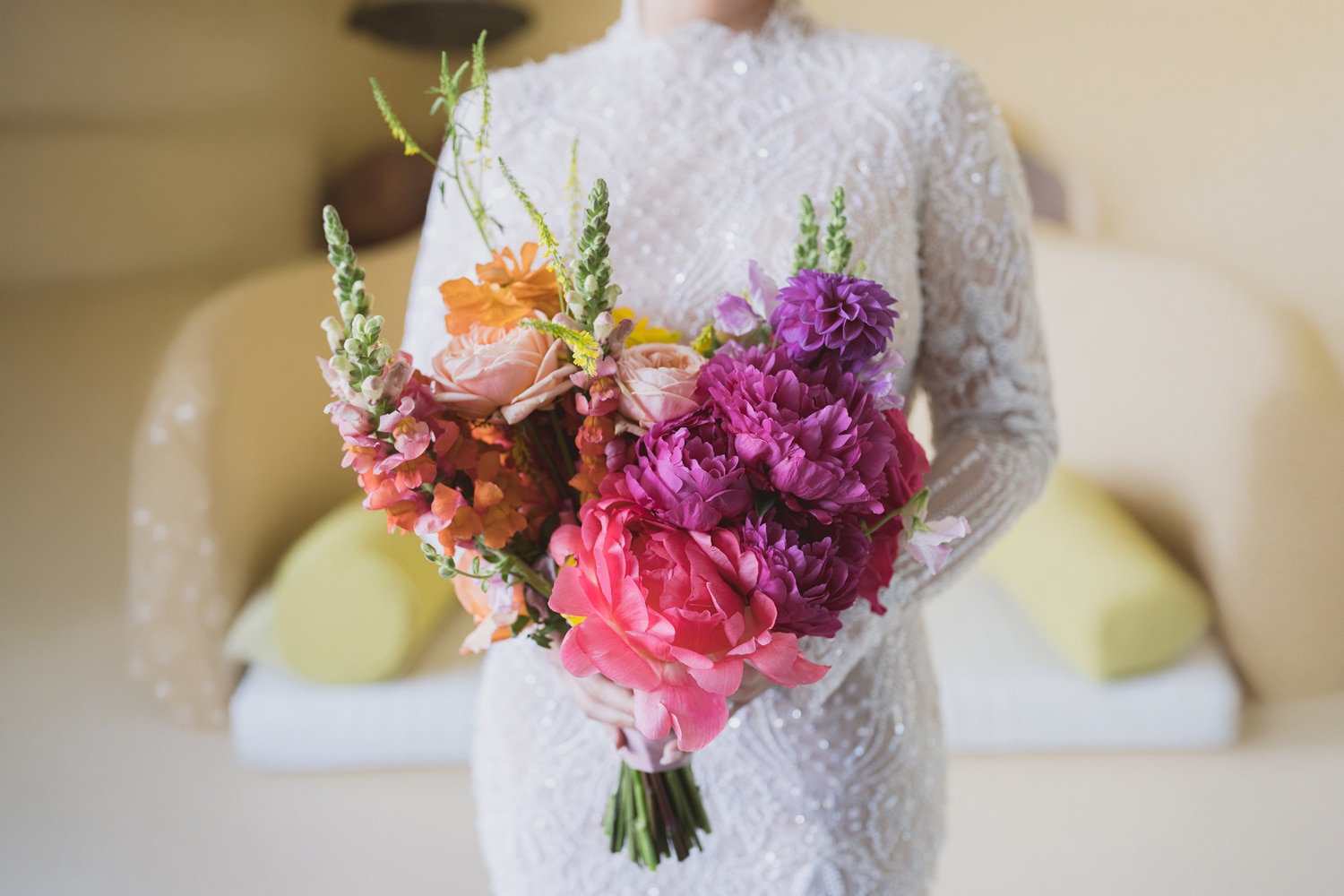 Marta Petrioli Mediterranean bridal bouquet
