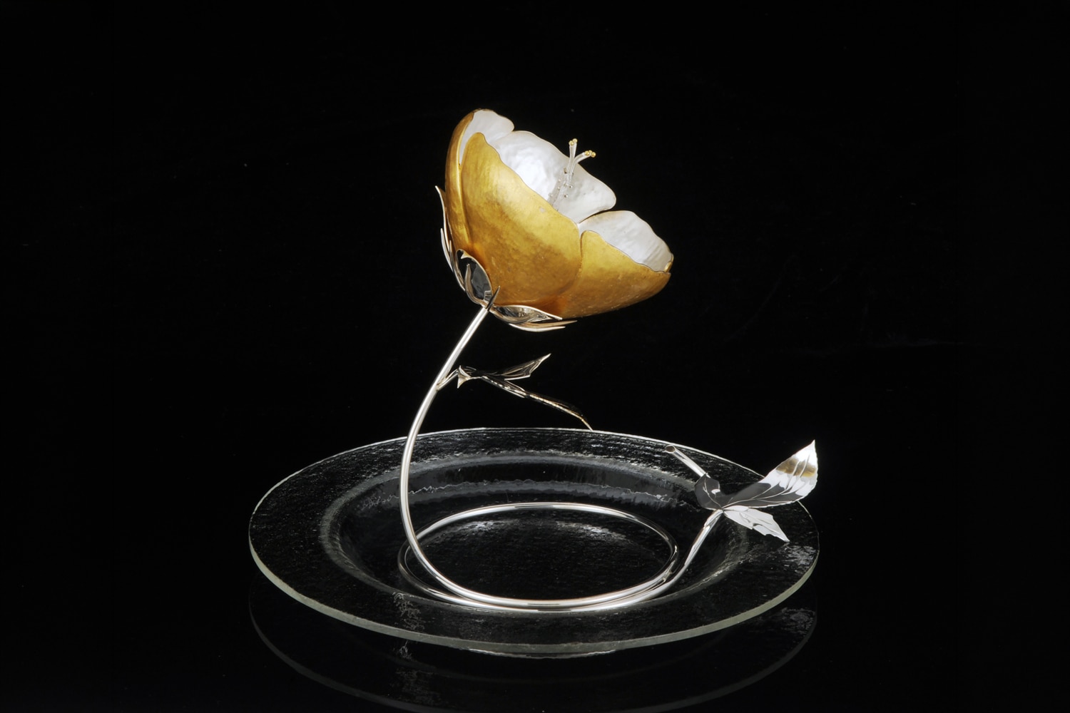 Genevieve Flynn Hibiscus Table Top Sculpture