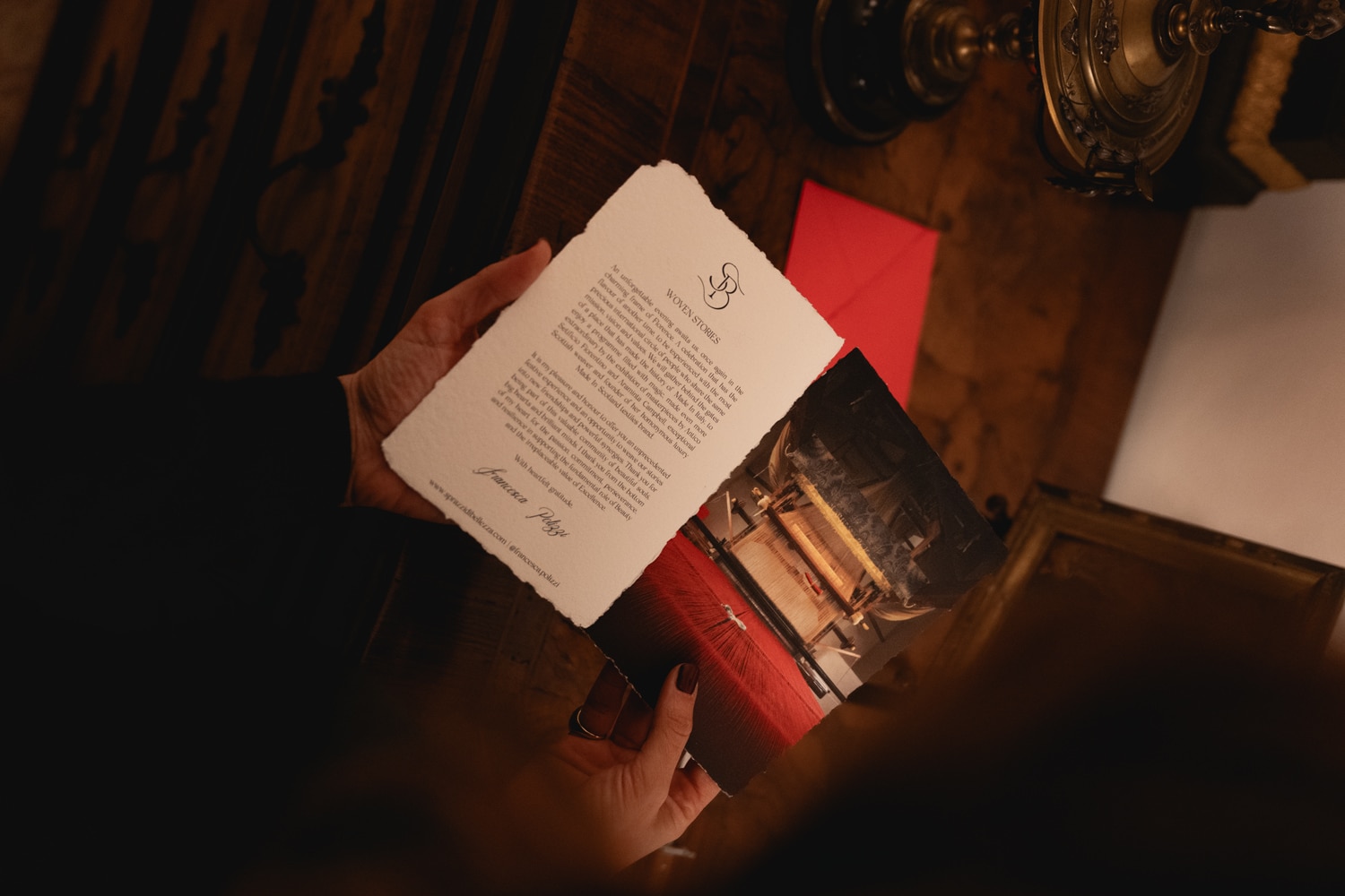 Marco Castellini & Michela Bertanza Private event invitation