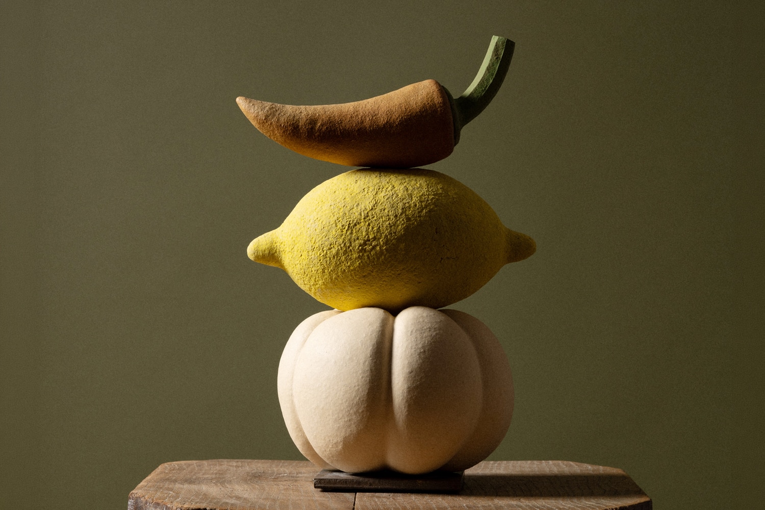 Marie Rancillac Totem pepper-lemon