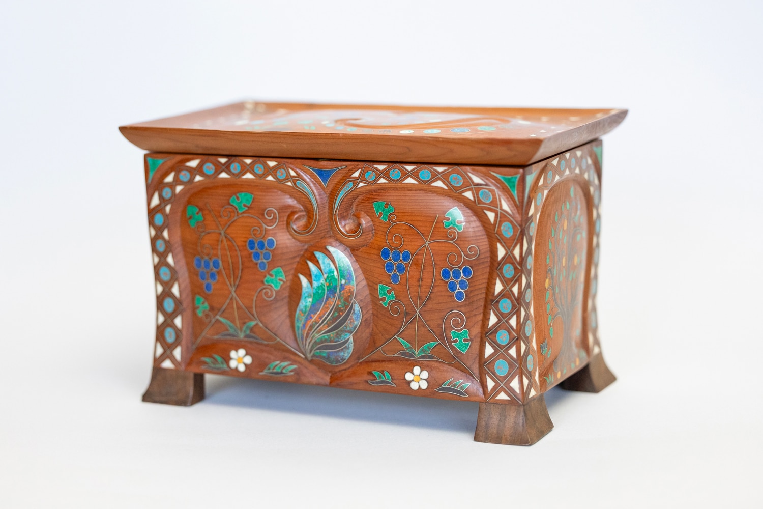 Nino Misriashvili Wood Incrusted Chest