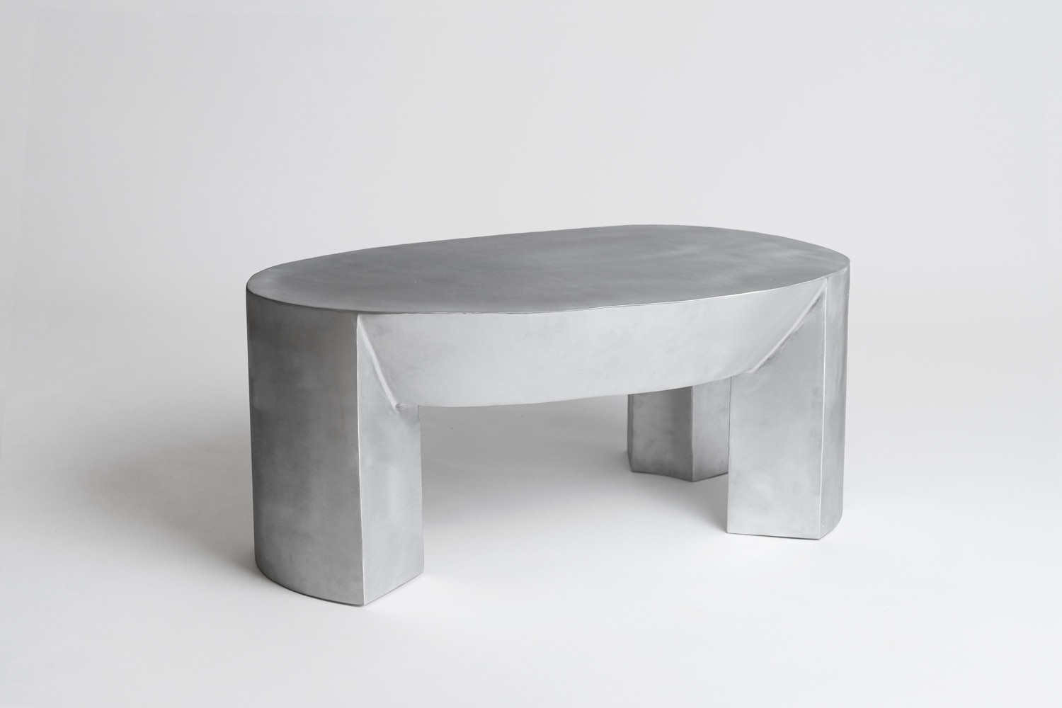 Jan Ankiersztajn Aluminium coffee table