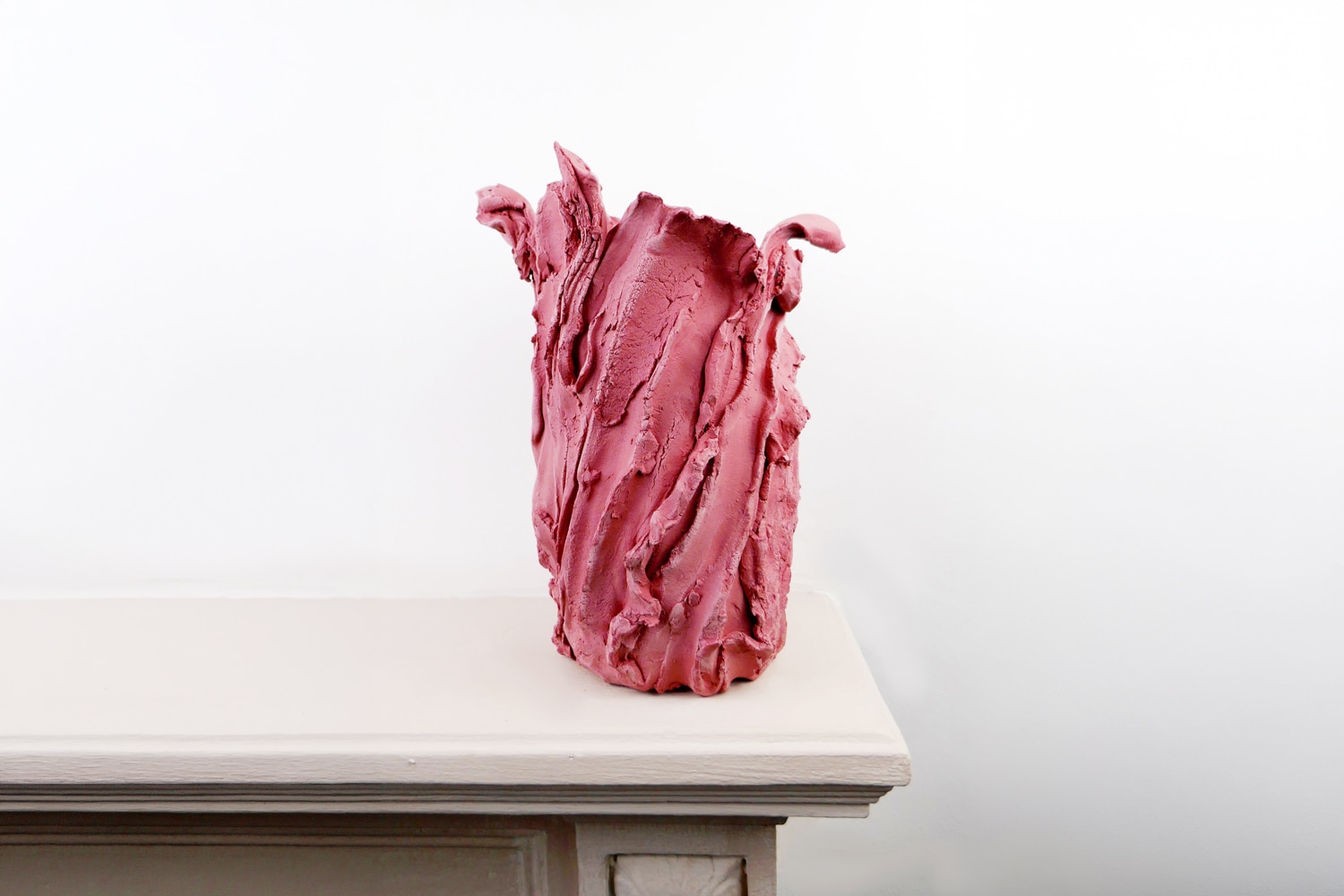 Ranjit Dhaliwal Motion vase in red