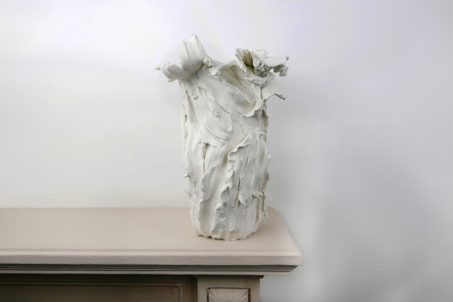 Ranjit Dhaliwal Motion vase in white