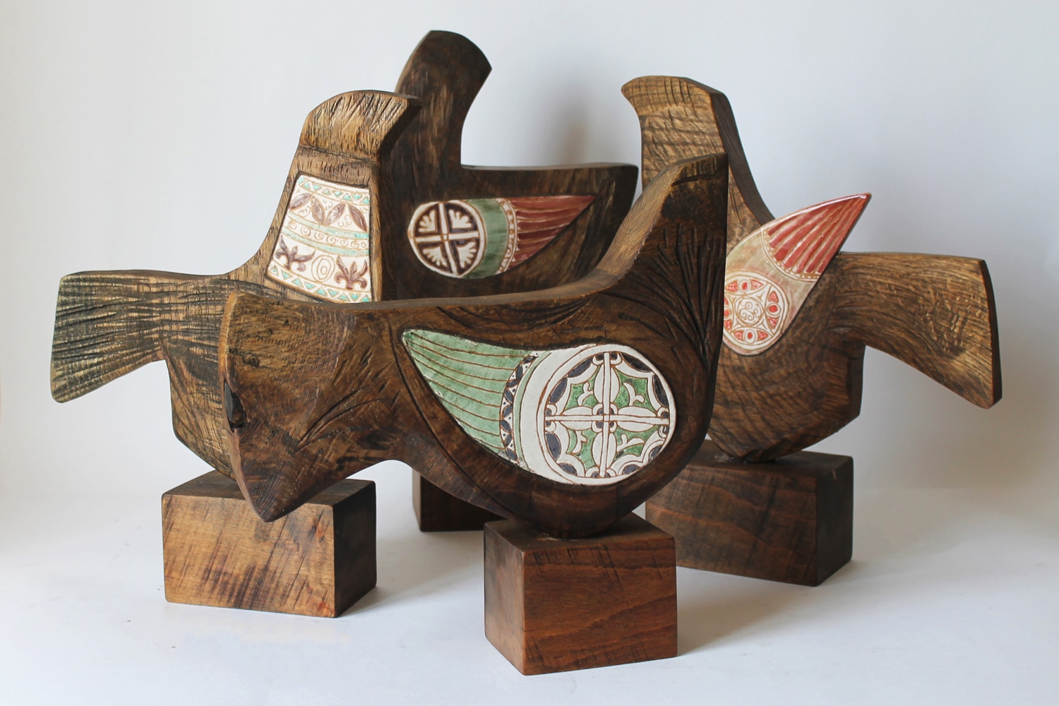 Giorgi Robakidze & Elene Chlaidze Bird sculptures