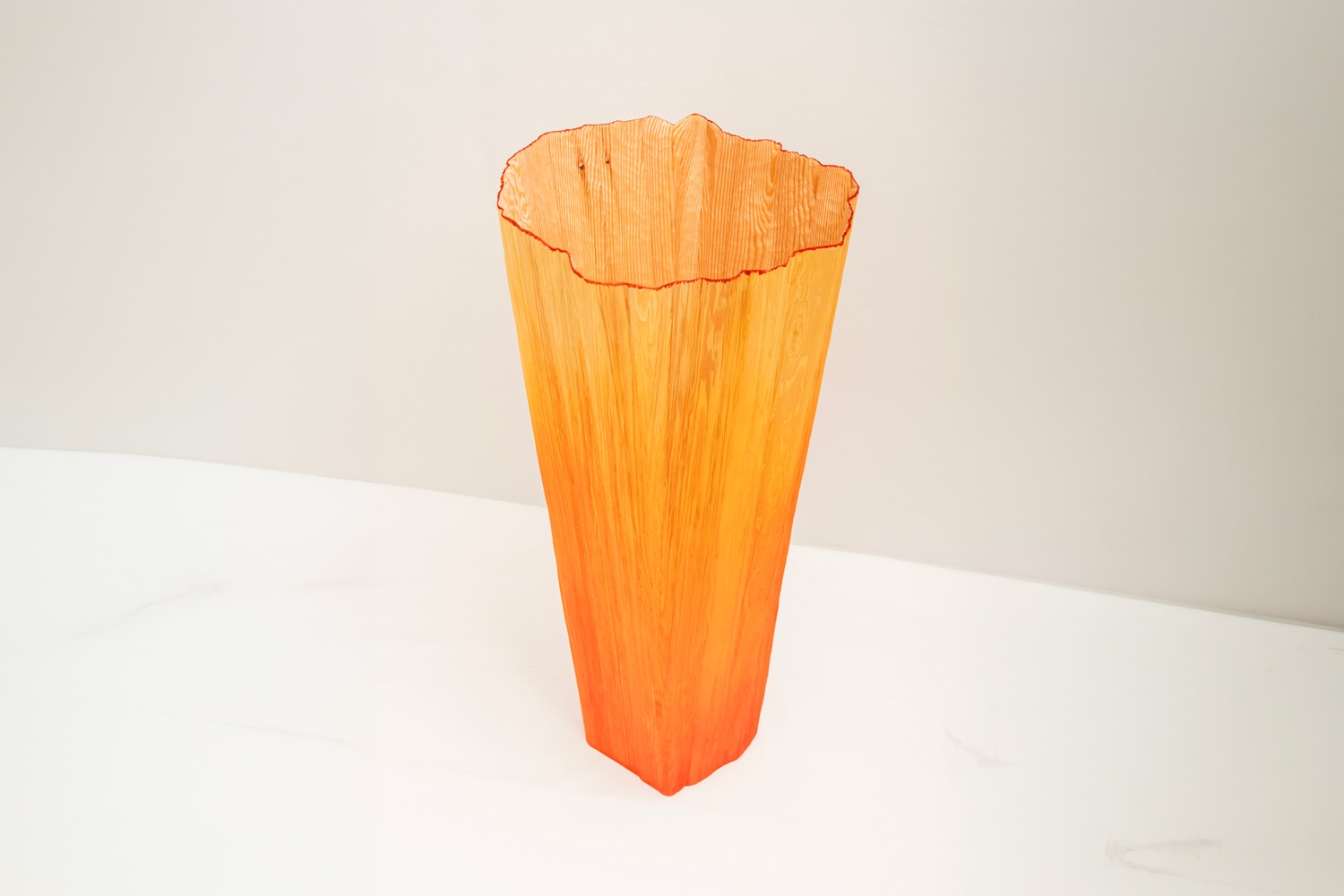 Didi Ng Wing Yin Pleats vase saffron 13