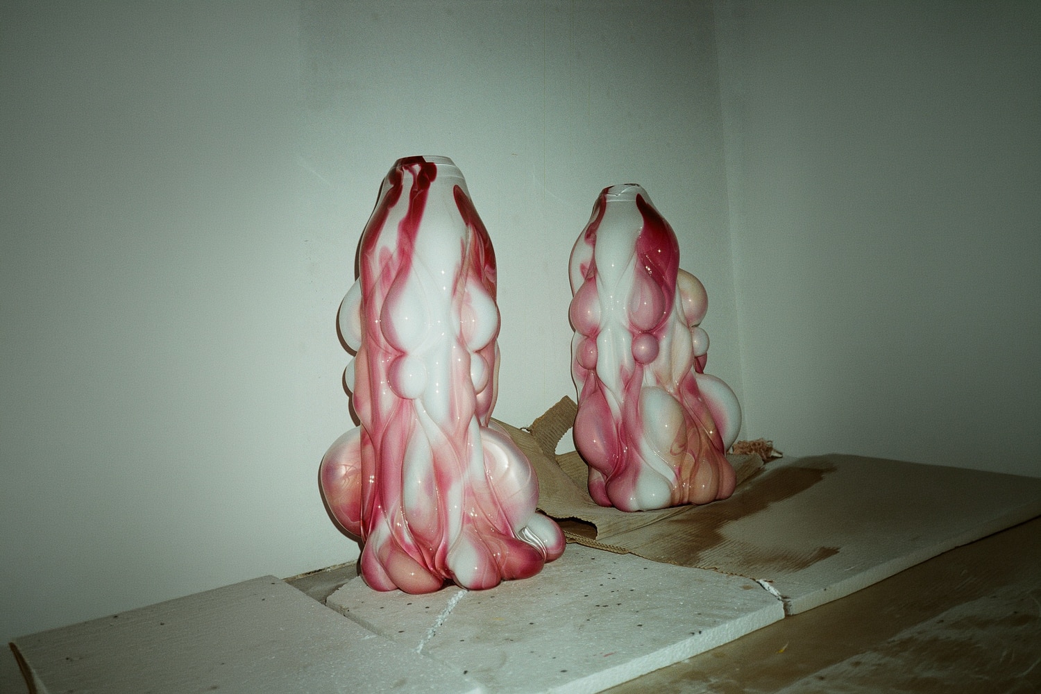 Hanna Hansdotter Lotus Print, pink marble mesh