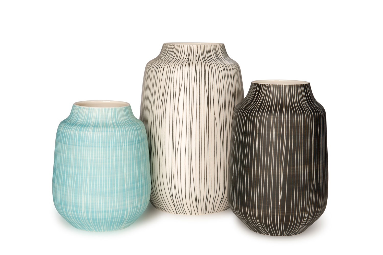 Anna Sykora Sgraffito vase