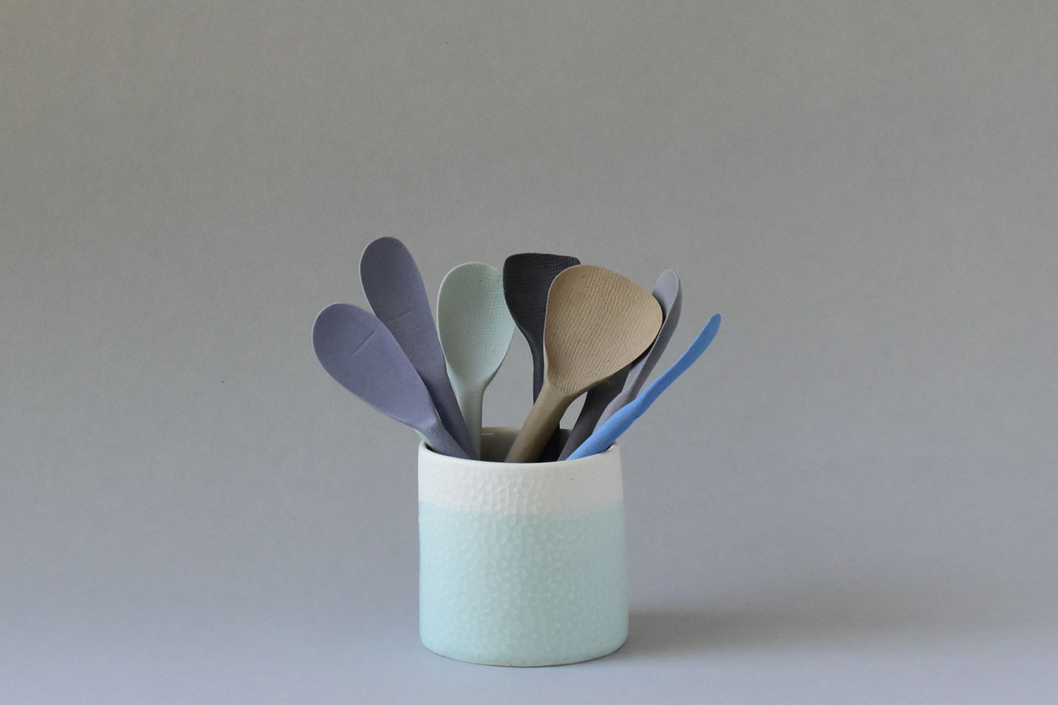 Judit Lantos Vase and spoons