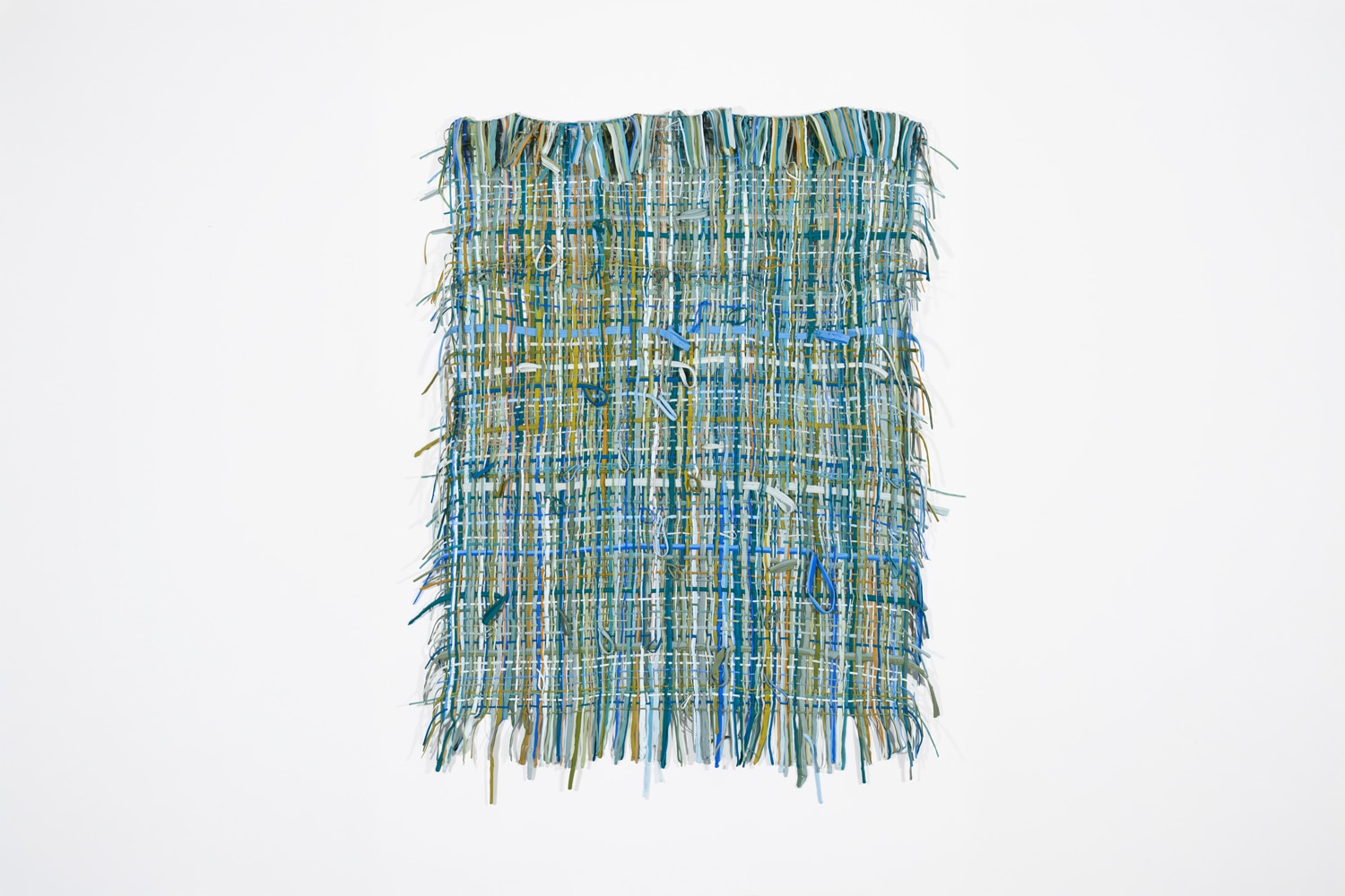 Gabrielle Kruger Woven Paint(ing) in Blue and Green