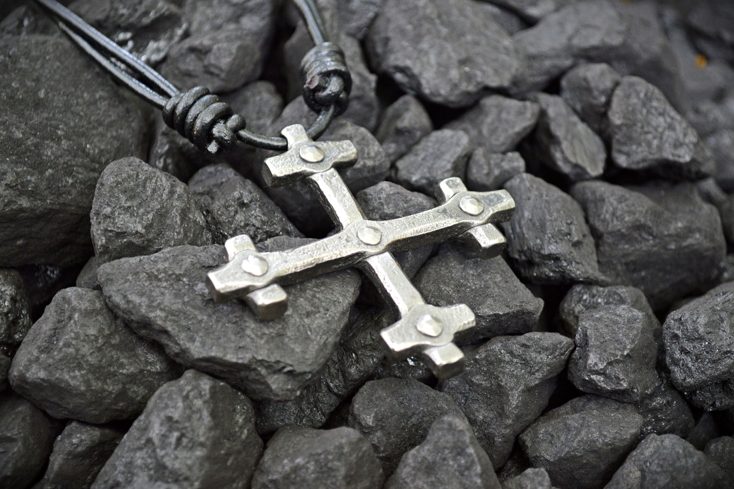 Baltic pendant necklace, Mara's cross