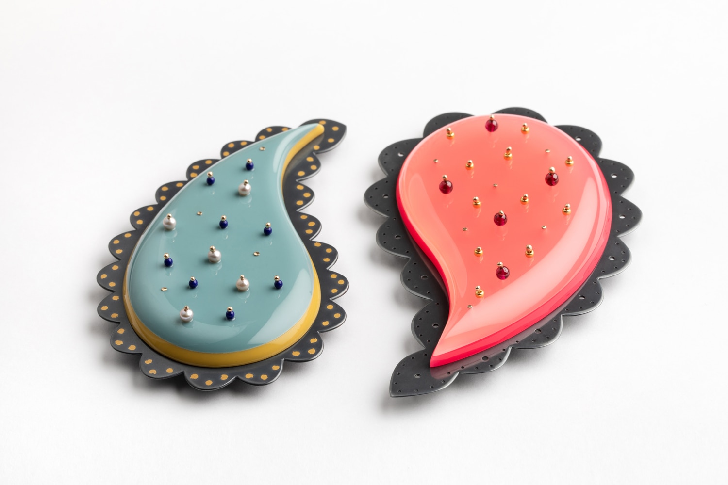 Ella Fearon-Low Araish and Jaipur Brooches