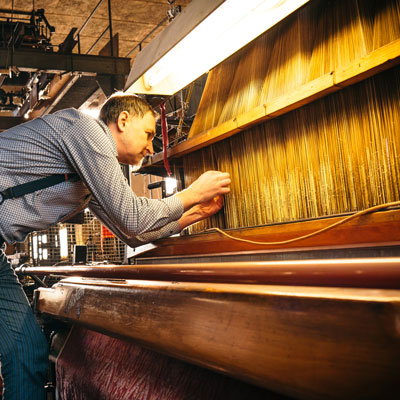Weberei Egelkraut Weaving