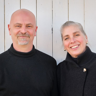 Anne Clifton & Peter Bowles Glass sculpting