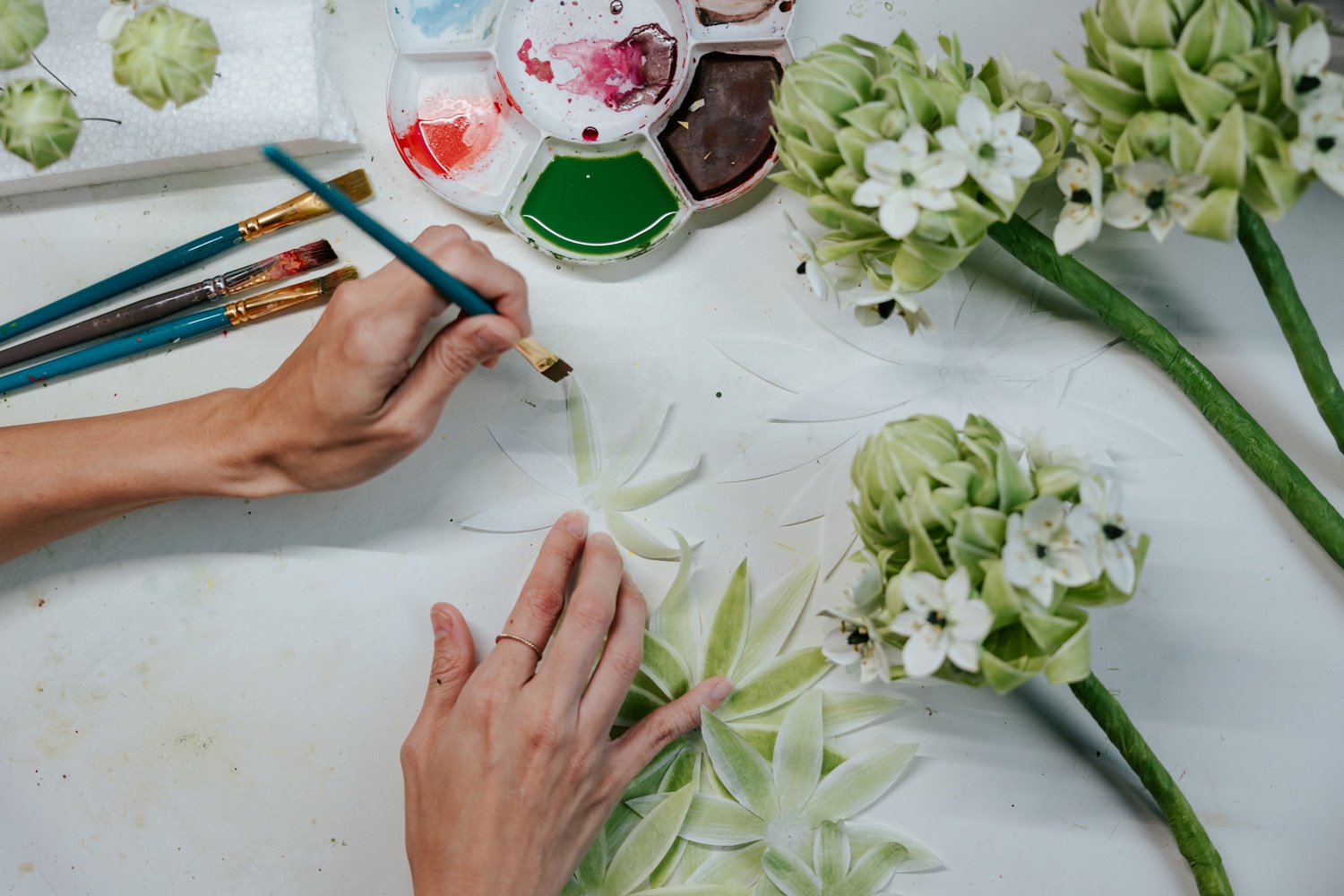 Botanical fantasies in paper