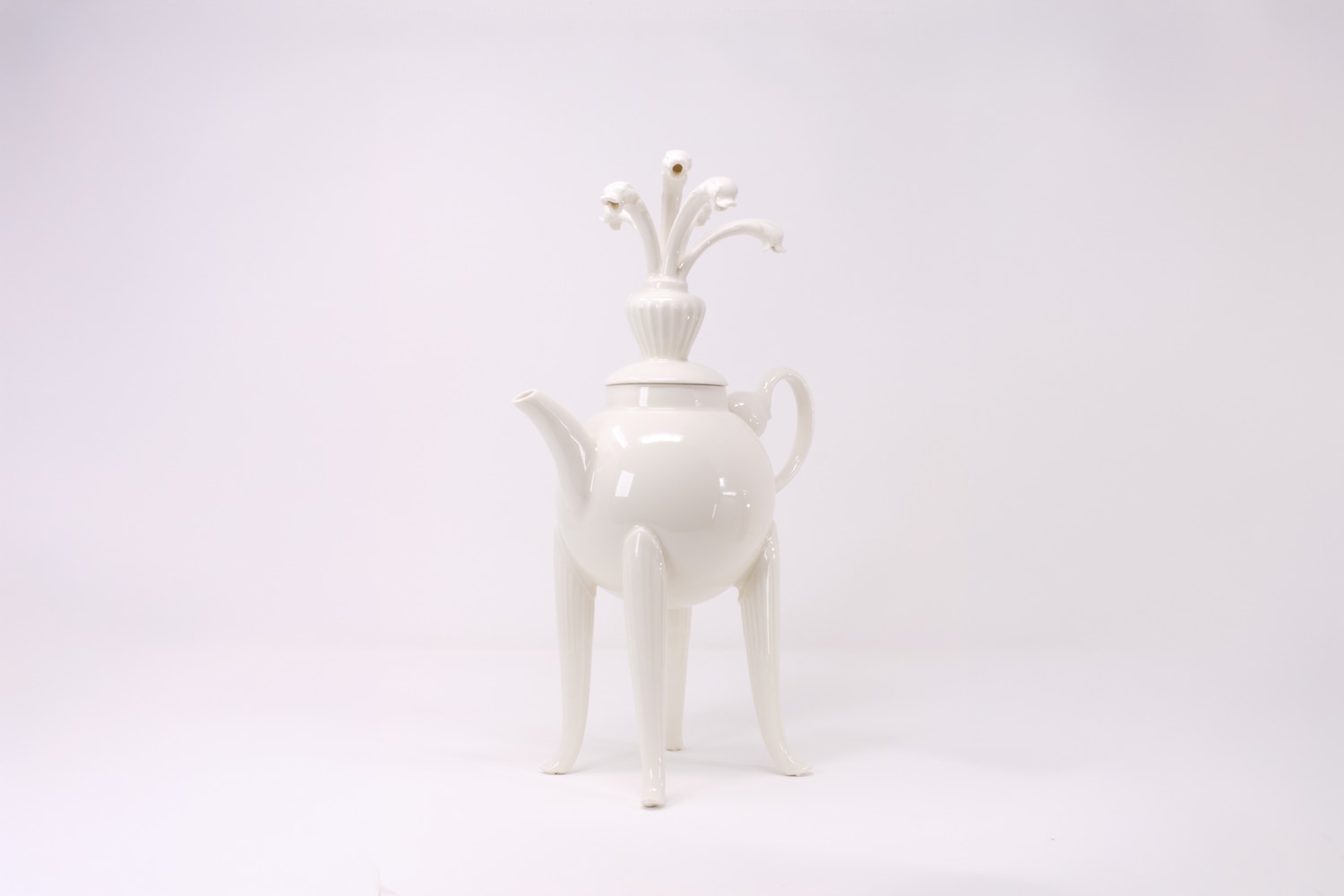 Ömer Öner Long Legged Teapot, Swan