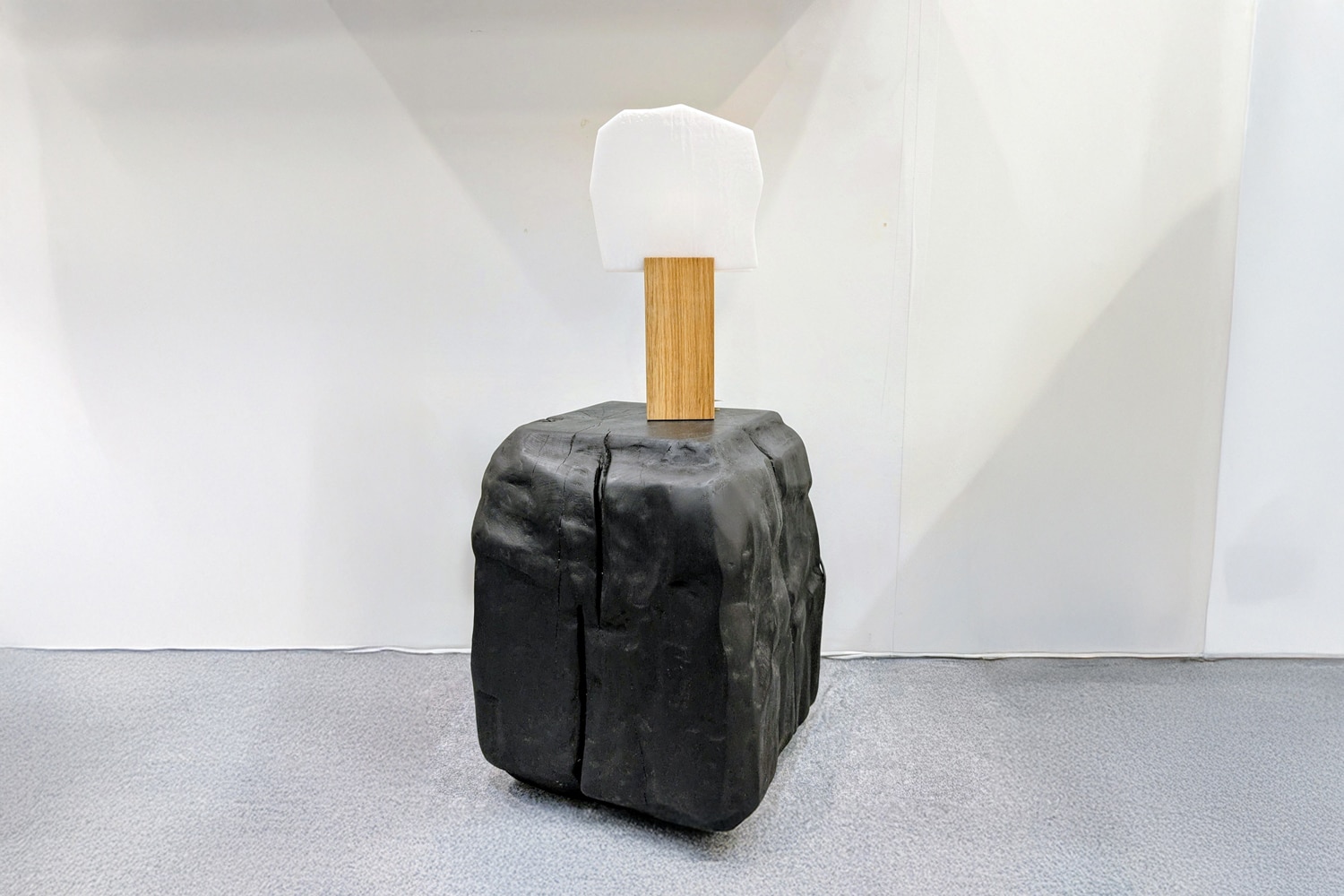 Cathy Augias Waldura Cube Iwa and Kao lamp