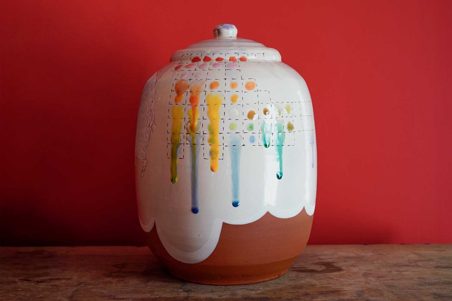 Ayumi Horie Color grid jar