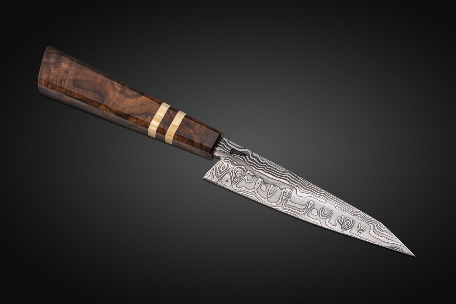 Erich Orris Damascus utility knife