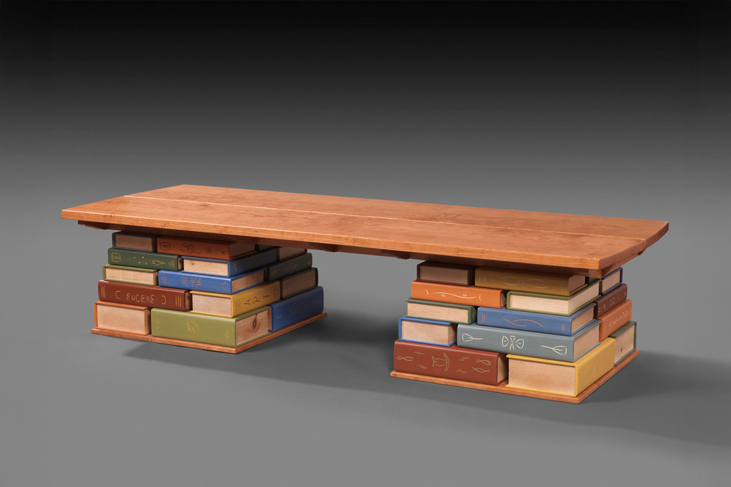 Mark del Guidice Book Bench