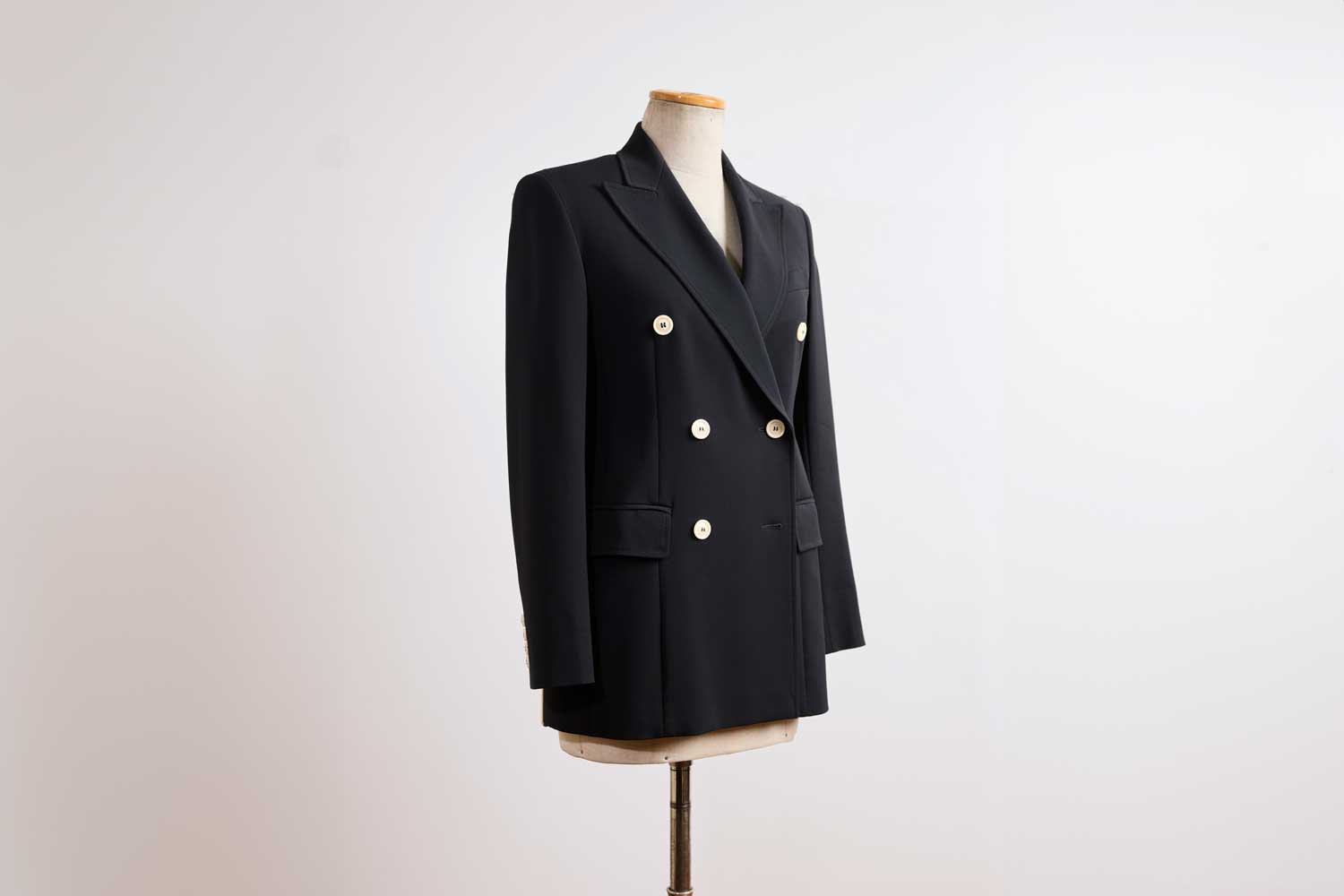 Maura Leoni Black double-breasted blazer