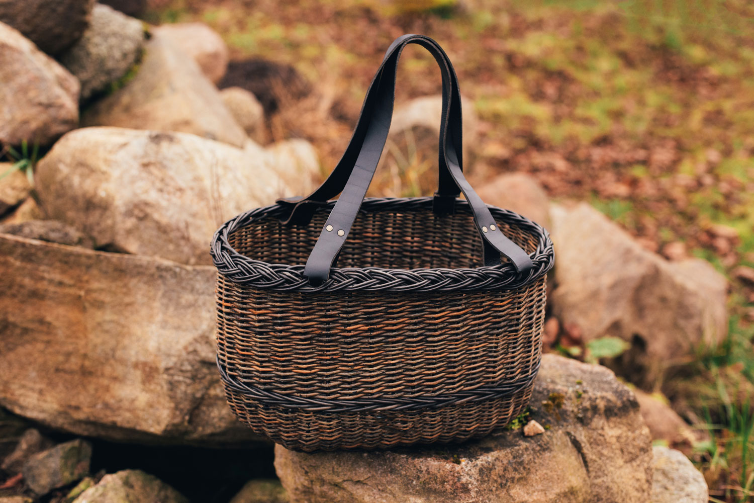 Peteris Tutans Handwoven shopping basket 2