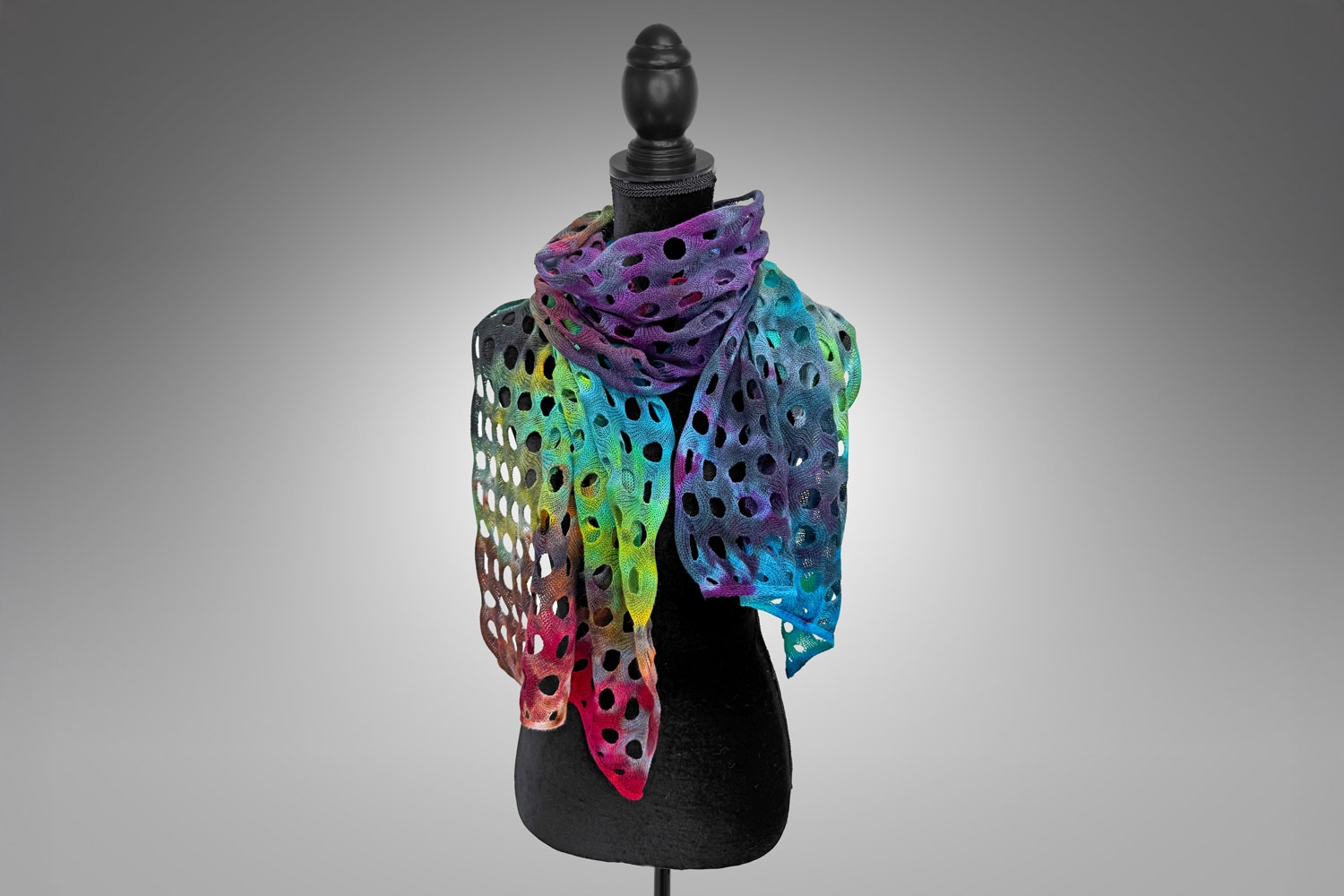 Kristin Gereau Rainbow loophole scarf