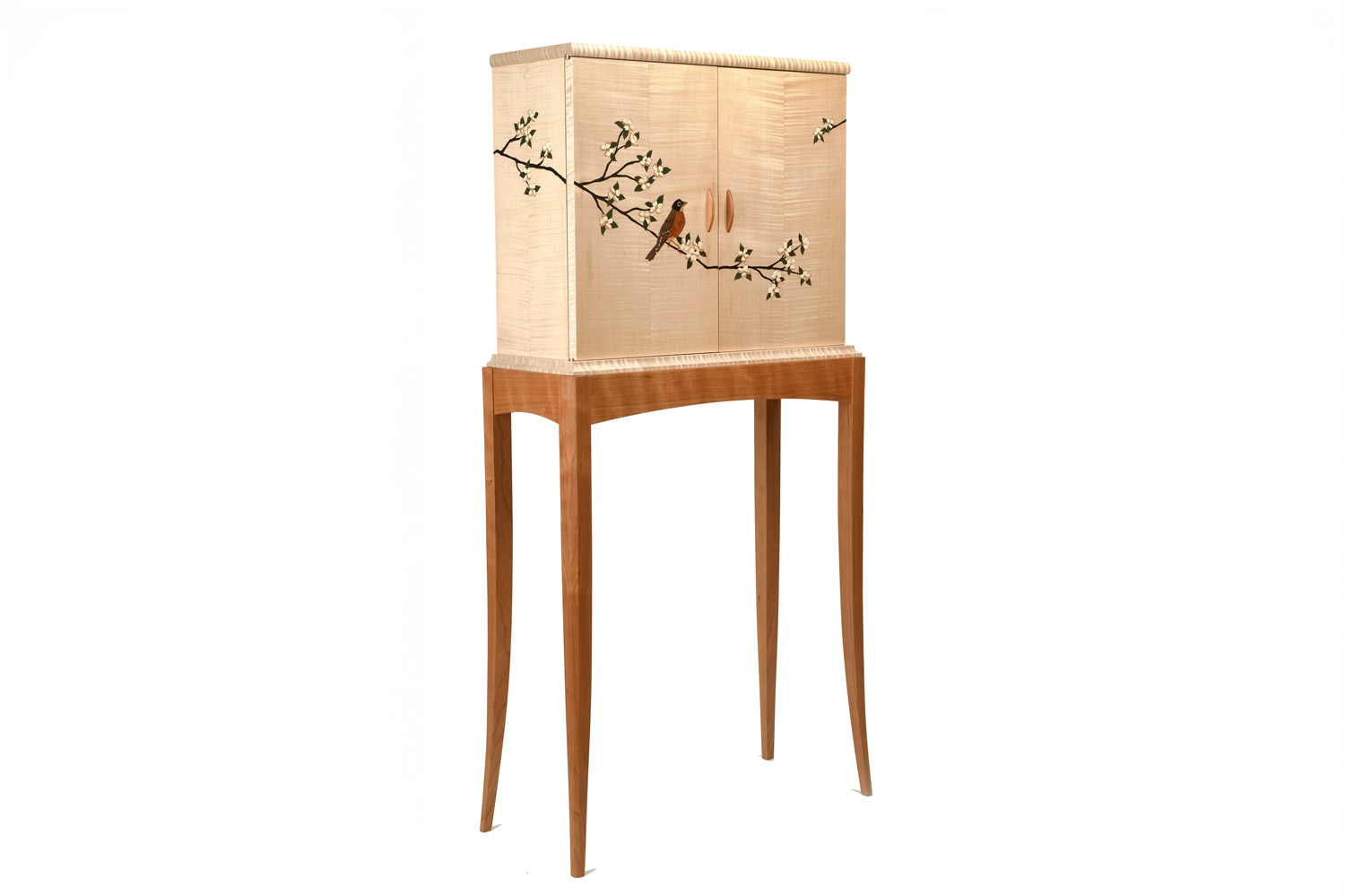 Amanda &  Michael Jury Robin and dogwood cabinet