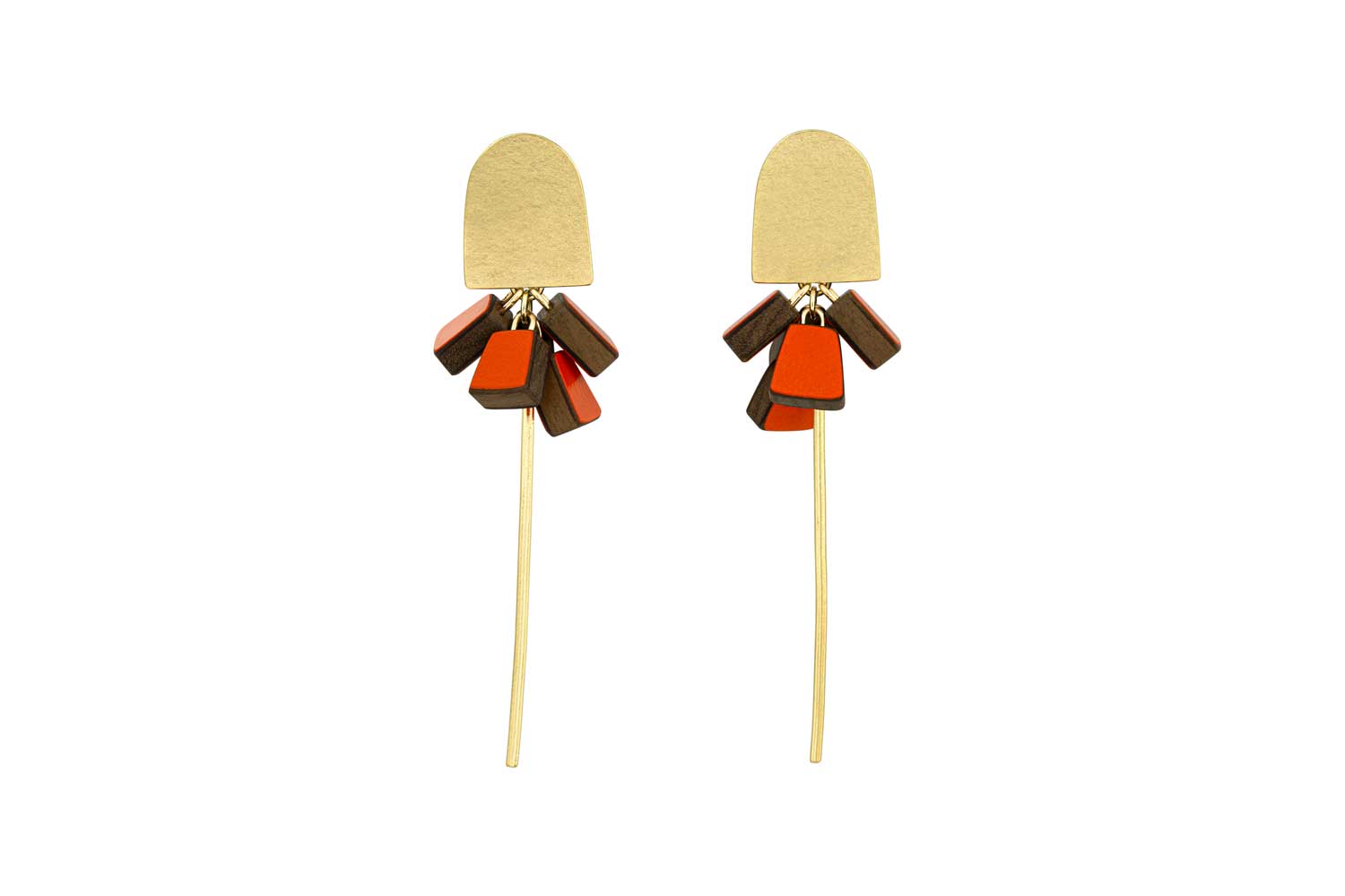 Emily Kidson Gold arch earrings