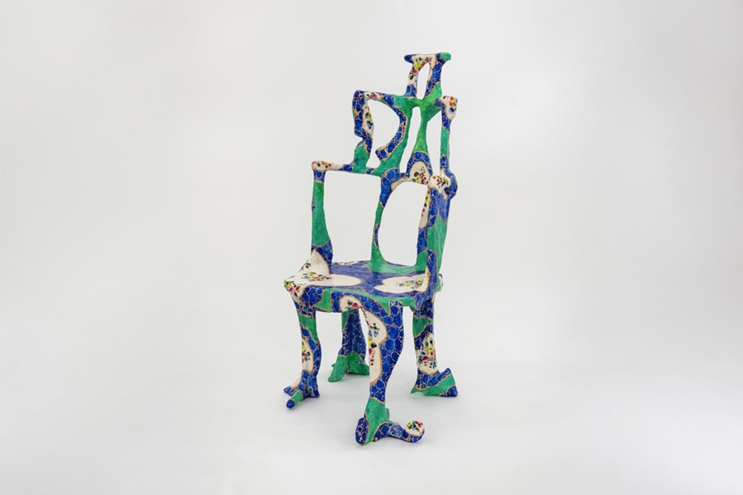Francesca DiMattio Blue lapis chair