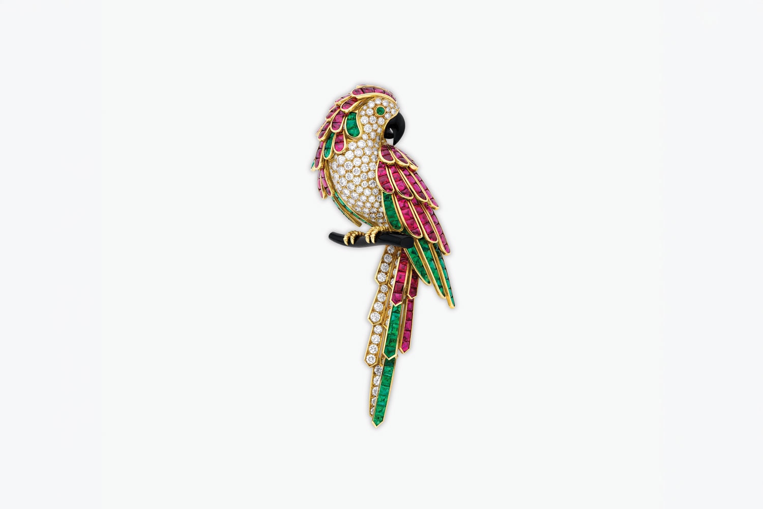 Van Cleef & Arpels Parrot clips (1991-1992)