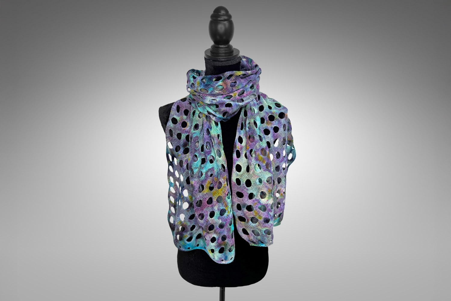 Kristin Gereau Midnight dance loophole scarf