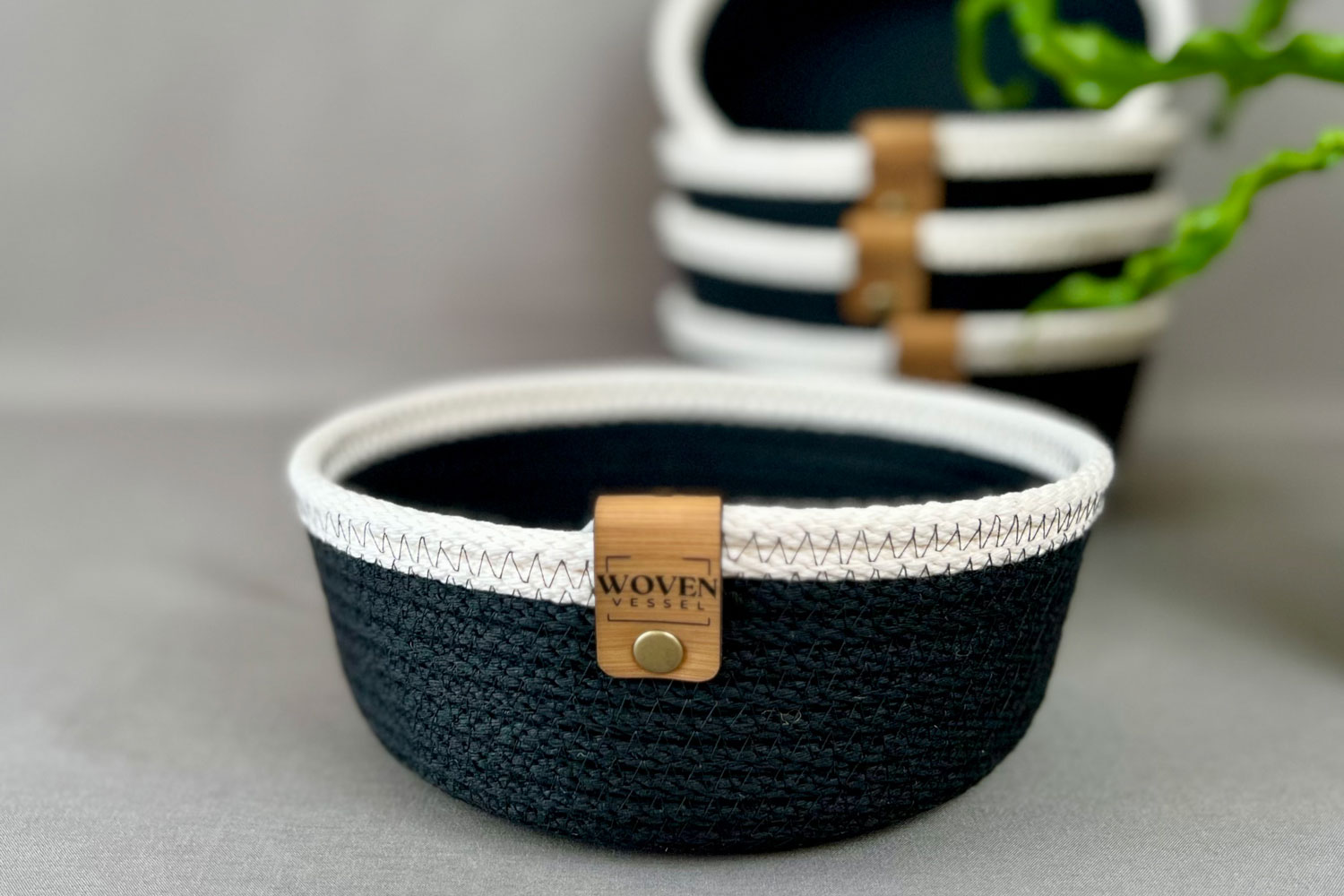 Ibechaobi Leishangthem Handcrafted mini rope basket
