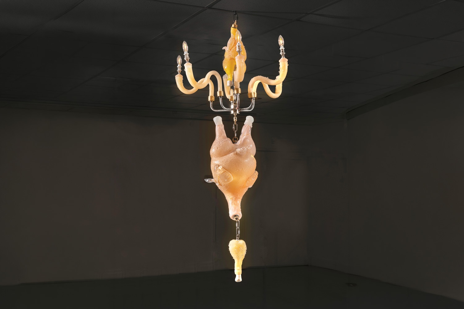 Deborah Czeresko Fowl Chandelier