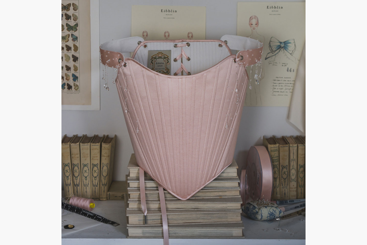 Elena Friolotto Morpho Crystal corset