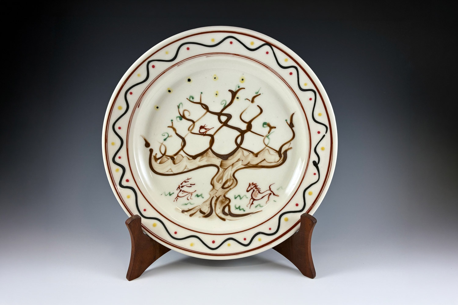 Andy Balmer Tree of Life porcelain platter