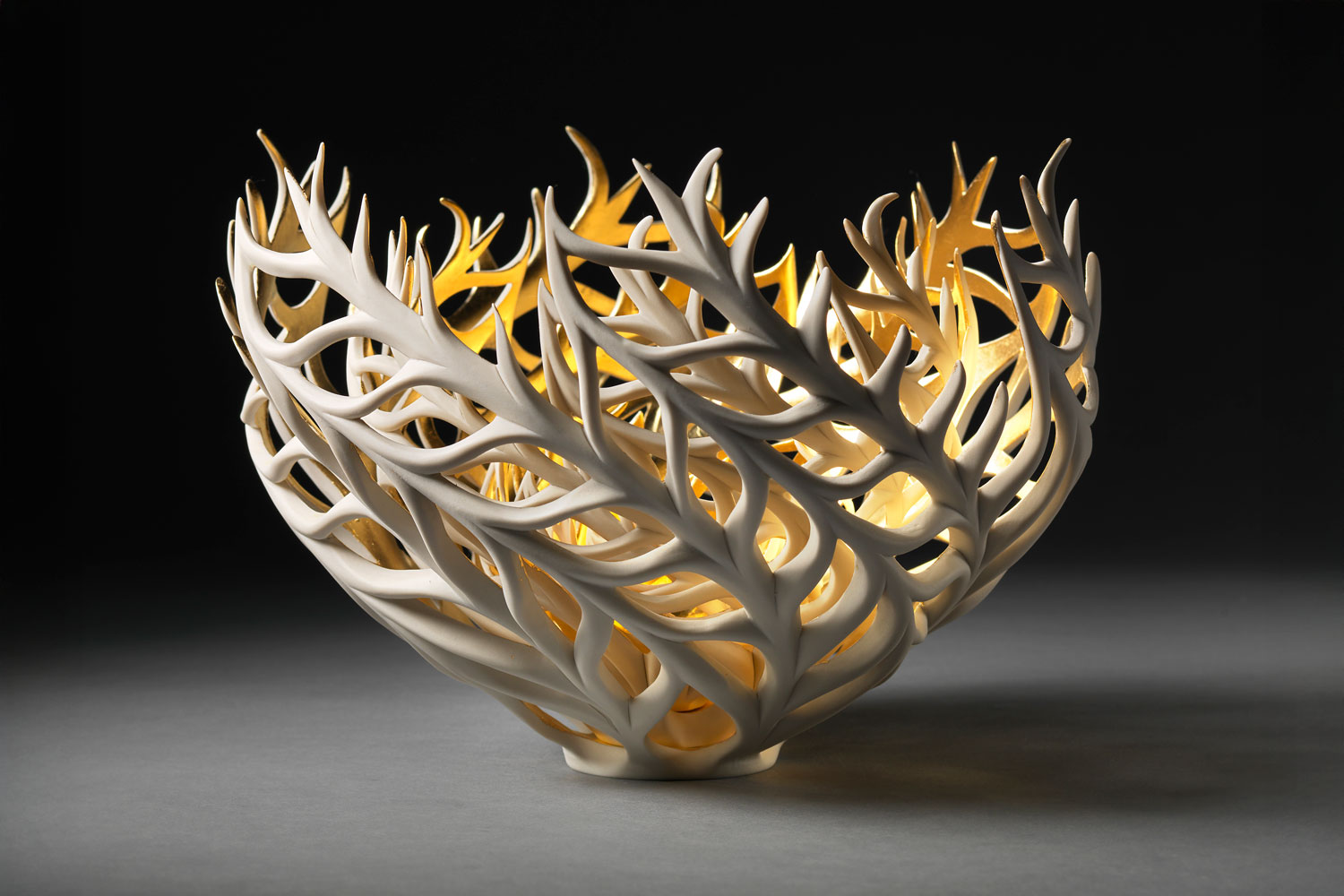 Jennifer McCurdy Gilded coral nest