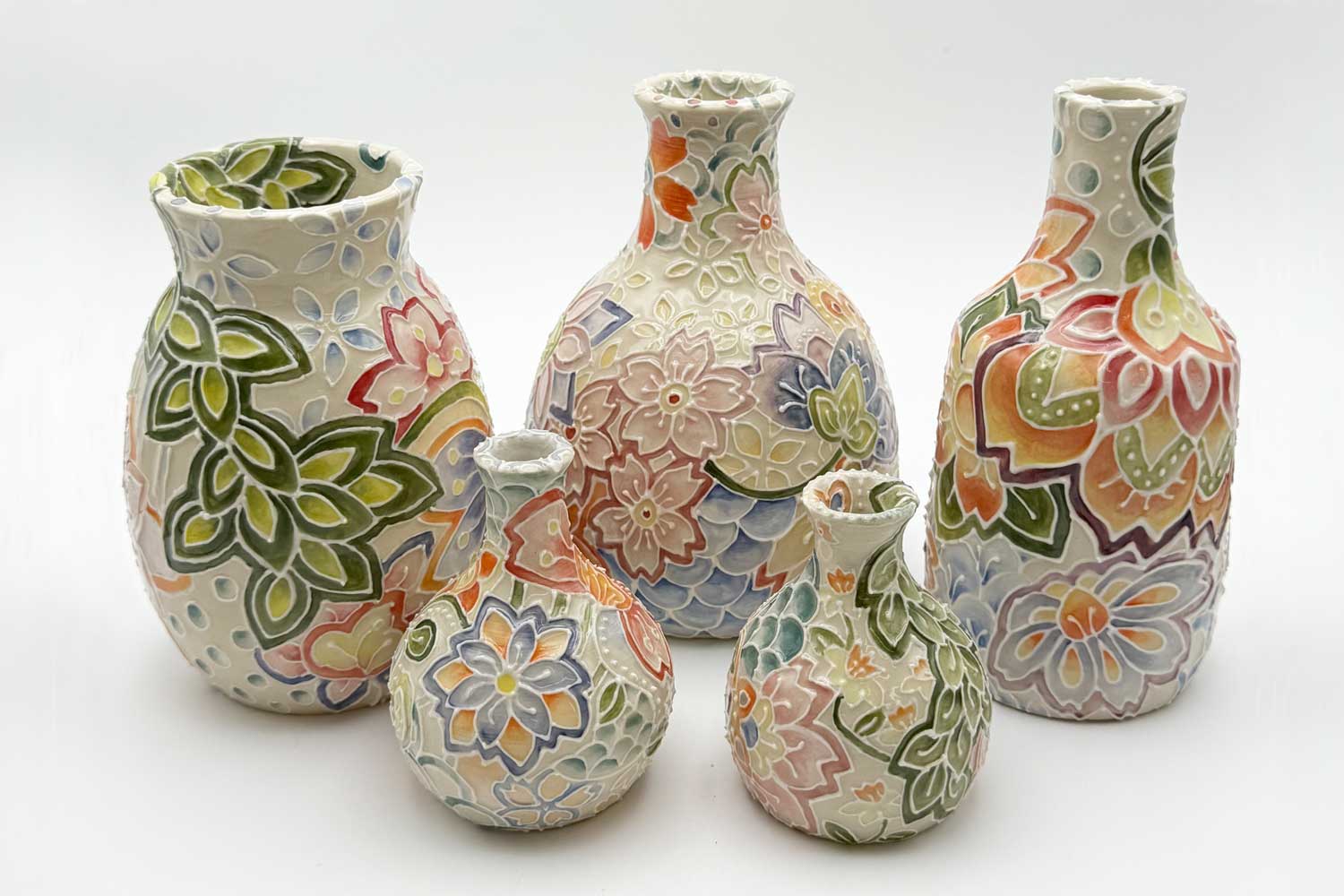 Laurel Lukaszewski Island garden vases