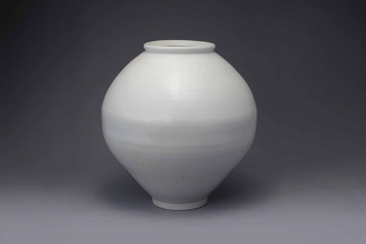 Jong Young Kim White Porcelain Moon Jar
