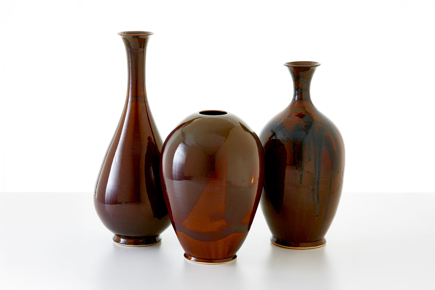 Matin Malikzada Umber vases