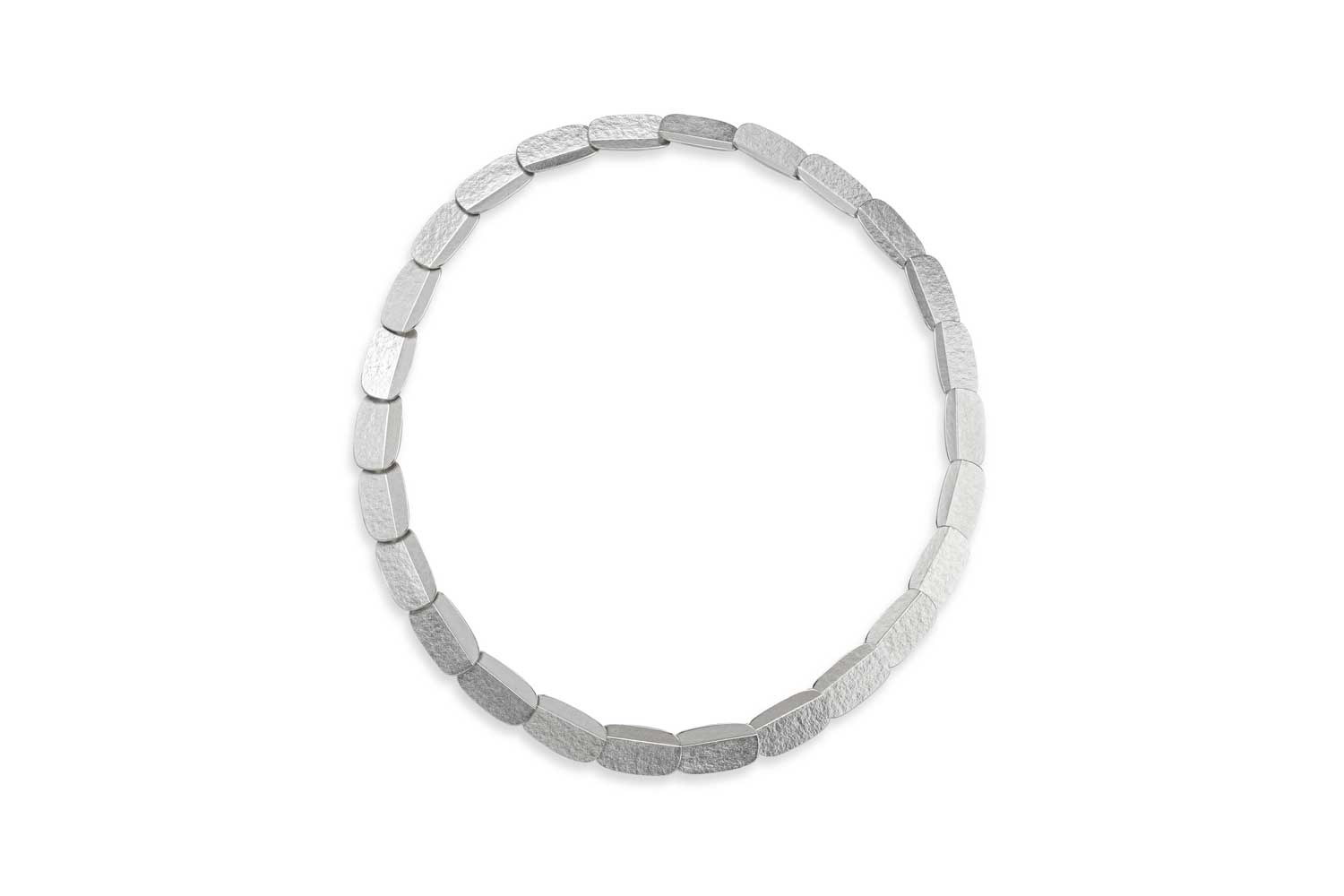 Emily Kidson Oblong fold overlap necklace