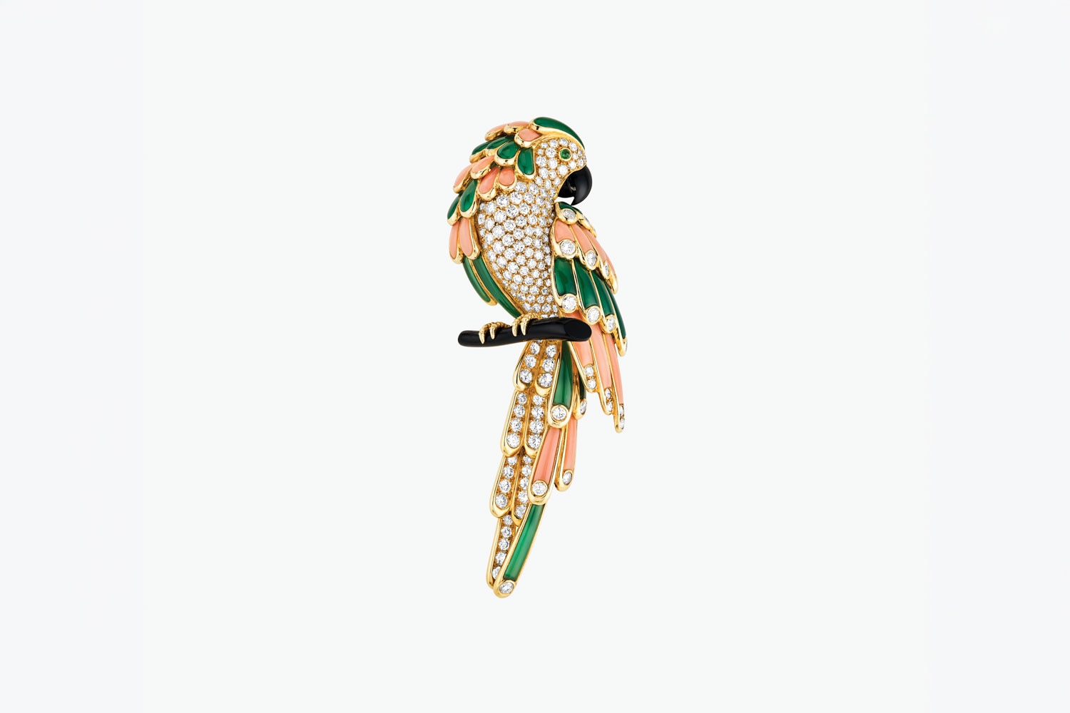 Van Cleef & Arpels Parrot clips (1991-1992)
