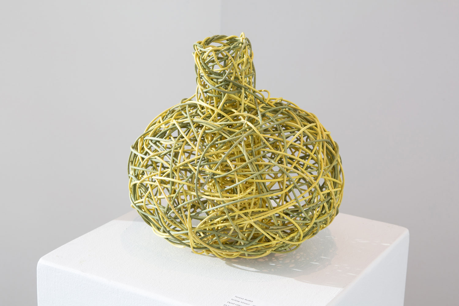 Teresa Audet Yellow basket with interior column