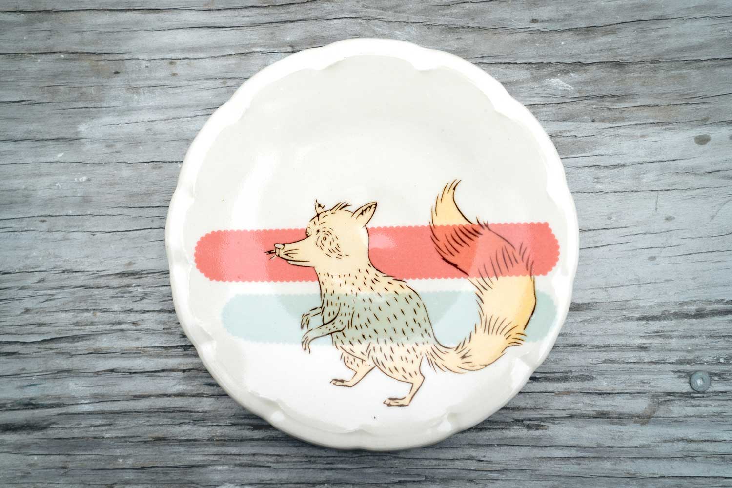 Ayumi Horie Raccoon plate