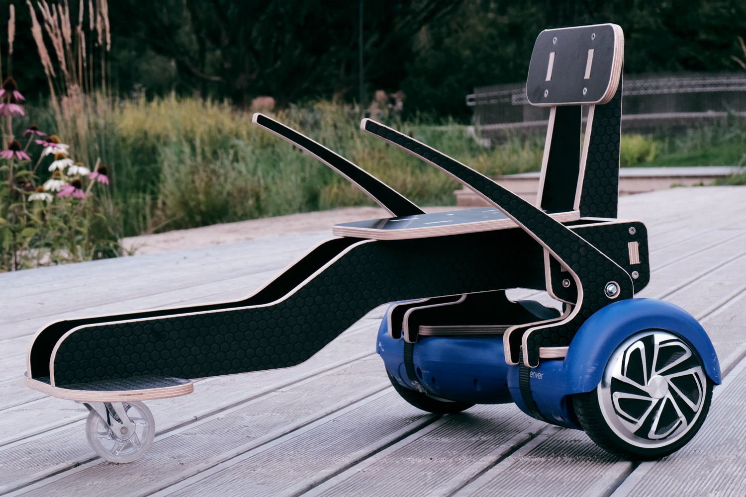 Davis Barons Hoverboard Go-Kart attachment