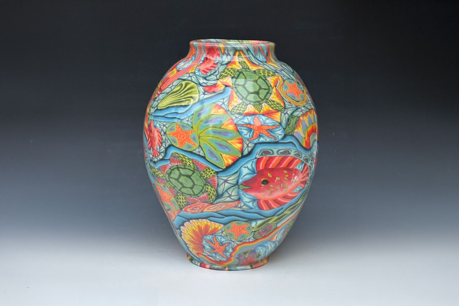 Dean McRaine Vase 2, Turtle Soup series