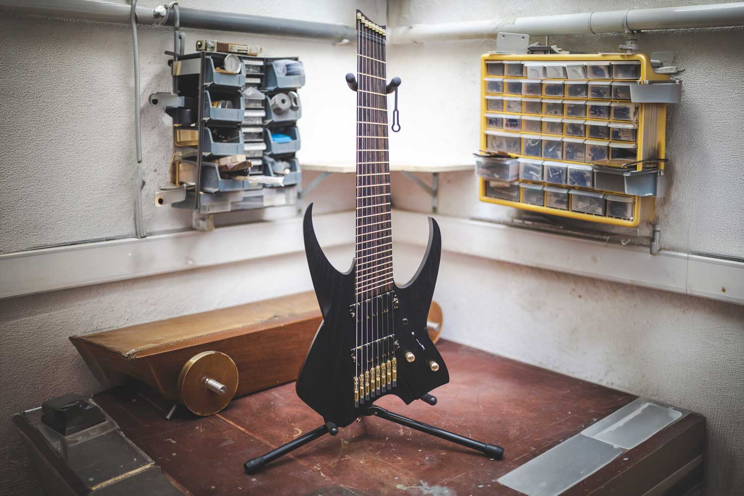 Andrew Manicaro Odin 8 String guitar