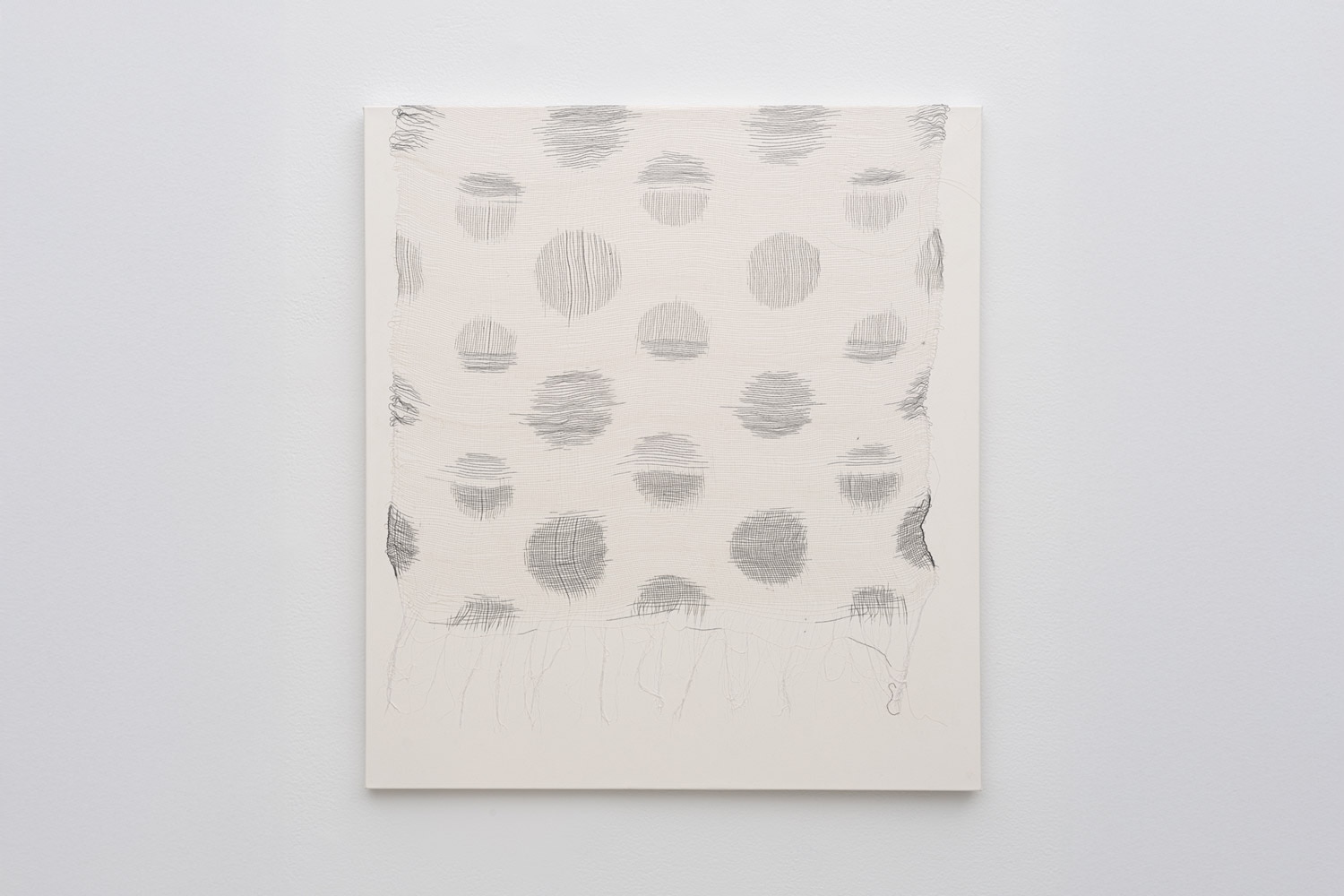 Lesley Kice Nishigawara Woven drawing dots