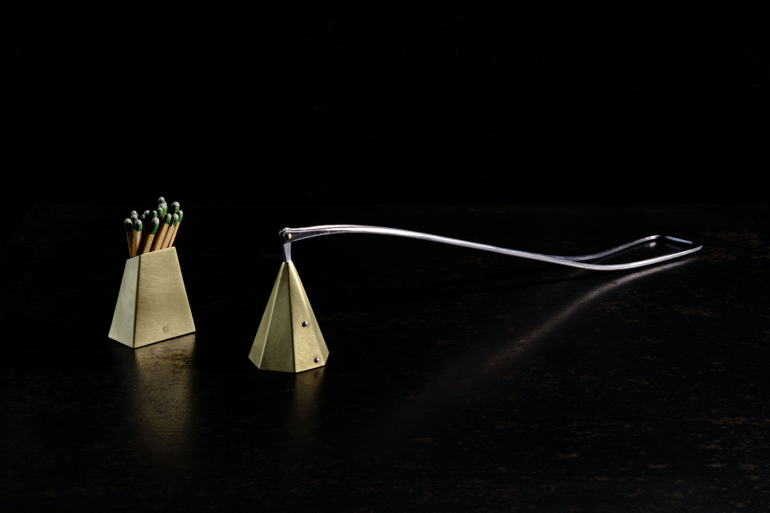 Erica Moody Candle snuffer with matchbox
